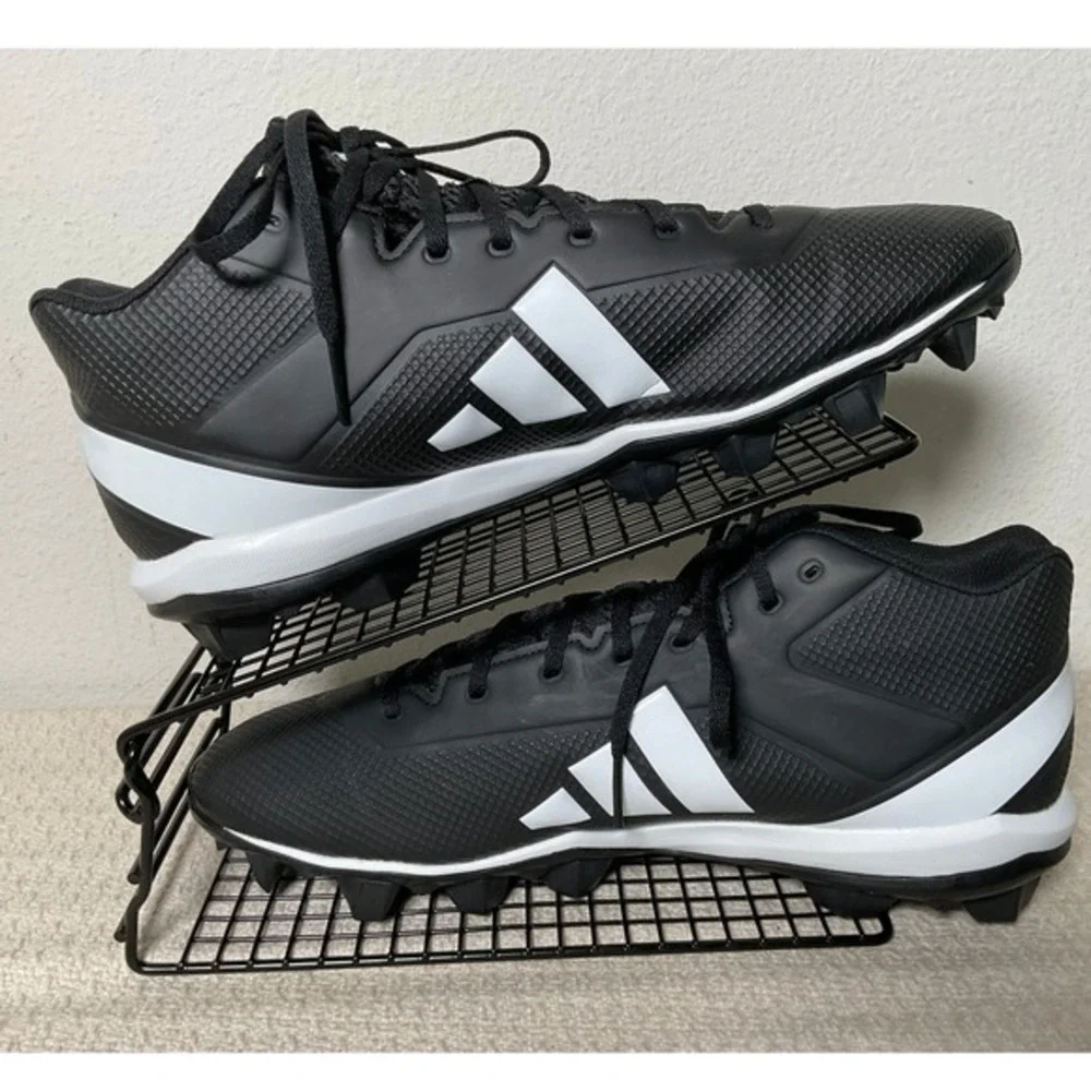 Adidas Adizero Afterburner 9 Mens‎ Football Cleats Black White IF5102 Size 13